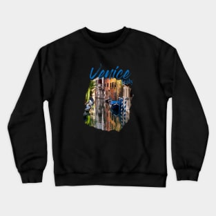 Venice, Italy: Colorful Canal Crewneck Sweatshirt